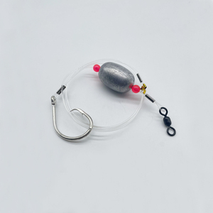 Pesca huevo plomo peso aparejos platija plataforma agua salada pesca alambre líder con huevo plomo - Product Image 4