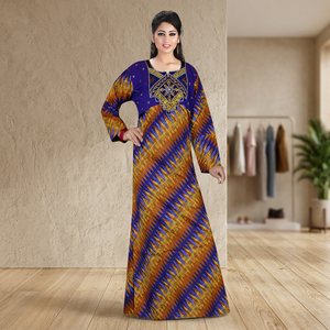 Robe longue sans manches style marocain pour femme, coupe ample, en coton respirant, tenue musulmane traditionnelle d'été, grandes tailles, best-seller - Product Image 3
