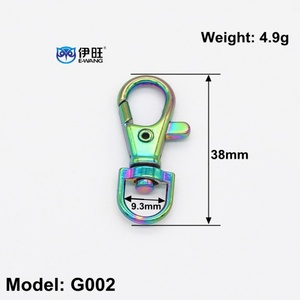 Mousquetons rotatifs en alliage de zinc arc-en-ciel EWANG pour chiens - Product Image 4