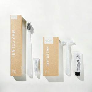 Forniture Alberghiere Direttamente dalla Fabbrica all'Ingrosso: <span class=keywords><strong>Kit</strong></span> di Cortesia per <span class=keywords><strong>Hotel</strong></span> in Scatola Kraft Biodegradabile con Pettine e Rasoio - Product Image 5