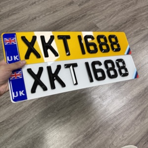 Placas de matrícula <span class=keywords><strong>retro</strong></span> 4D de 5mm-Placas de matrícula de tipo biselado - Product Image 4