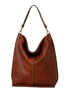 Sac hobo en cuir personnalisé pour femme, sac à bandoulière en cuir pleine fleur fait main, grand sac fourre-tout décontracté pour tous les jours, cadeau pour elle - Product Image 5