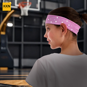 Fascia per Capelli Assorbente per Bambini KKN, Antibatterica, Riflettente, per Basket, Tennis, Corsa, Sport, Antitraspirante - Product Image 1