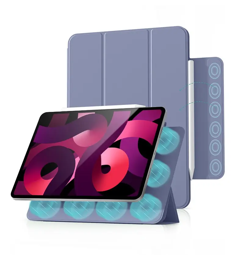 Sarung Tablet kustom untuk iPad, pelindung Tablet kulit PU magnet tahan guncangan untuk iPad Pro 11 2022 12.9