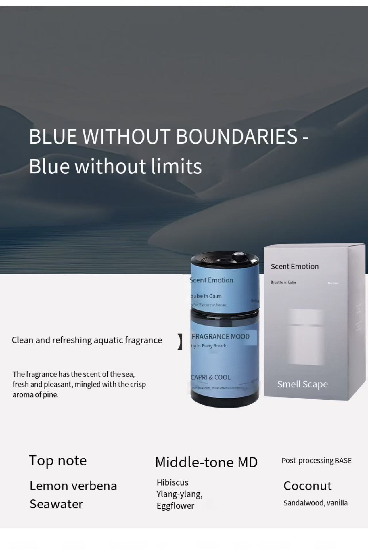 Vast blue expanse