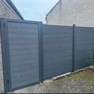 Hot-sale UK Terrace Water-proof WPC Wood Plastic Composite <strong>Gate</strong> and Fence - Product Image 1