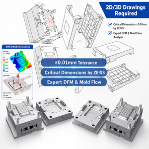 Servicios de Diseño CAD Personalizado, Diseño de Producto y Diseño de Moldes de Inyección de Plástico, Servicio Personalizado de Moldeo por Inyección de Plástico - Product Image 1