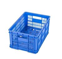 Caisse logistique pliable en maille plastique HDPE, écologique, recyclable, durable, empilable et emboîtable, pour légumes et œufs