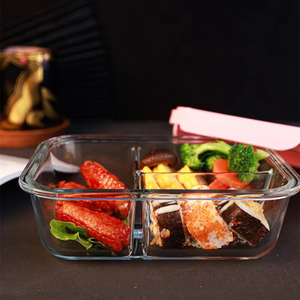 Porta pranzo in vetro divisorio resistente al calore forno a microonde compatibile con frigorifero maschio donna ufficio studente cucina a casa - Product Image 3
