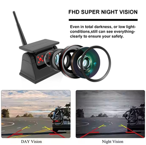 Từ năng lượng mặt trời không dây sao lưu máy ảnh 1080P HD cho tất cả các loại xe, ip69k tầm nhìn ban đêm không thấm nước, FCC/CE/e-mark chứng nhận - Product Image 3