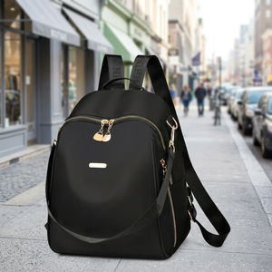 New Lady Fashion Animal Prints Canvas <b>Women's</b> <b>Backpack</b> Shoulder Bag Zipper Hasp Closure Large Capacity Waterproof School Bag - Product Image 3