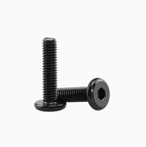 LeGood M2.0X10mm Électrophorèse Noir Hex Tête Plate Machine Vis 304 Acier Inoxydable pour Meubles Système de Mesure Métrique - Product Image 1