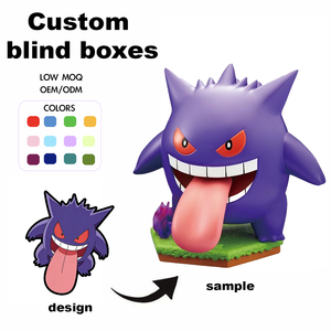 Créez des boîtes mystères uniques de figurines <span class=keywords><strong>Gengar</strong></span> en PVC avec une personnalisation flexible pour des couleurs audacieuses et des détails de conception soigneusement conçus. - Product Image 2