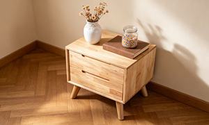 Modern Wood Sideboard with 2 <b>Drawers</b> Midcentury Design <b>Storage</b> Cabinet <b>for</b> Living Room Home Furniture - Product Image 4