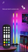 Lámpara de Pie LED Empalmada de Estilo Nórdico para Sala de Estar y Dormitorio Luz de Noche Luz de Ambiente para E-sports