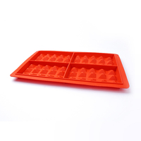 Moules de cuisson en silicone à 4 cavités sans BPA personnalisés Moule à gâteau en silicone en forme de gaufre pour plateau à crêpes au chocolat Biscuit