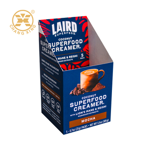 Scatola di carta per caffè istantaneo stampata personalizzata scatola di carta opaca per prodotti quadrati da caffè - Product Image 3