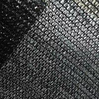 Filet d'ombrage HDPE 60g 3/6 aiguilles pour serre, tricoté warp, taux d'ombrage 60%, protection UV, bande noire, 4mx100m 5mm