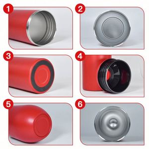 Set de Regalo Enfriador de Botellas de 25 oz con Logotipo Personalizado - Enfriador Portátil de Acero Inoxidable y 2 Copas de Vino sin Tallo - Product Image 4