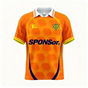 Maglia da calcio in poliestere Design sutura per uomo leggera traspirante per College Sport Club da calcio - Product Image 4