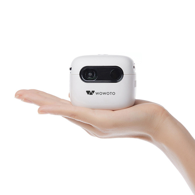 High Quality Small LCD Projector 1080P/4K Android WiFi & for Pocket LED Palm Size 1500 Lumens Q6Plus