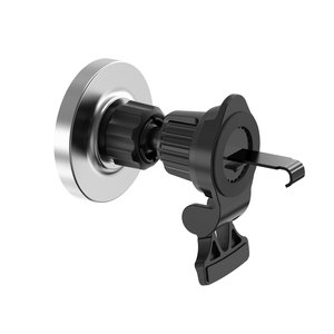 Support de téléphone magnétique N52 puissant en alliage d'aluminium pour voiture, <span class=keywords><strong>chargeur</strong></span> sans fil 360° réglable pour grille d'aération, charge rapide 15W, lumière bleue ambiante - Product Image 5