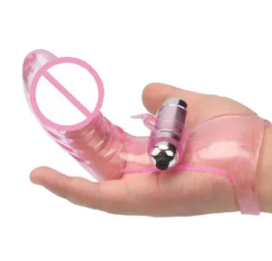 Mini Magic G Spot Vagina Stimulatie Pussy Sex Speeltje Vinger Mouw Vibrator Voor Vrouw