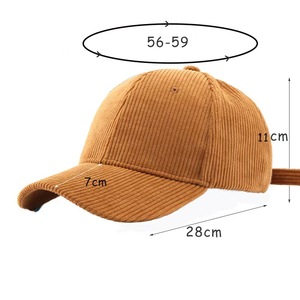 Sombreros Snapback unisex personalizados de alta calidad, gorras con logotipo personalizado, fabricante, <span class=keywords><strong>precio</strong></span> al por mayor, gorras de béisbol deportivas de pana - Product Image 4