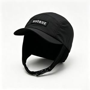 Casquette de sport réglable ODM avec sangle sous le menton, chapeau de soleil imperméable et tendance 100 % polyester pour le surf et le cyclisme en extérieur - Product Image 5