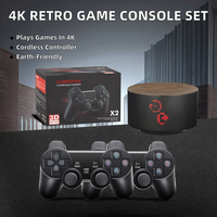 X2 jeu bâton GD10 Pro 4K lecteur de jeu 3D HD rétro écologique contrôleur de jeu vidéo sans fil TV 50 émulateur enfants cadeaux