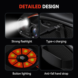 Nachtsichtgerät Fernglas Teleskopisch 5W IR 800m Sichtweite 4,5-Zoll-Bildschirm Mit Taschenlampe 10X 1080P HD Infrarot-Nachtsichtgerät - Product Image 5