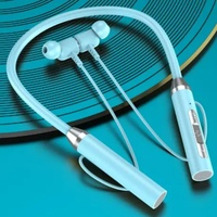 Écouteurs intra-auriculaires TWS sans fil à bande de cou, étanches IPX-4, pour le sport, avec autonomie de 3 à 5 heures, prix usine 2024
