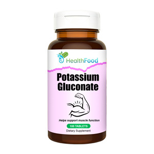 Comprimés de Gluconate de Potassium OEM pour l'Hydratation par Gel de Cellulose et l'Équilibre Électrolytique, Soutien de la Fonction Musculaire, Potassium - Product Image 1