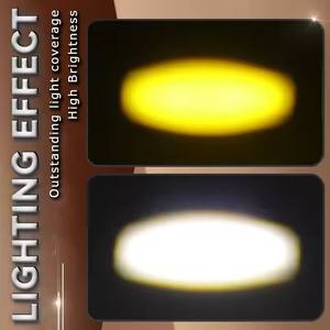 Nouveau projecteur LED 12V pour moto, puce 3570, 30W, lampe de travail bicolore, phares antibrouillard étanches pour motos et camions - Product Image 4