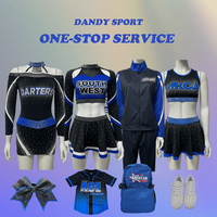 Uniforme de Cheerleading Personnalisé Nouveau Design Prix Usine pour Filles avec Strass Brillants, Uniforme de Pom-Pom Girl Femme pour Compétition