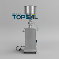 Machine de remplissage verticale pneumatique en acier inoxydable pour pâtes et liquides