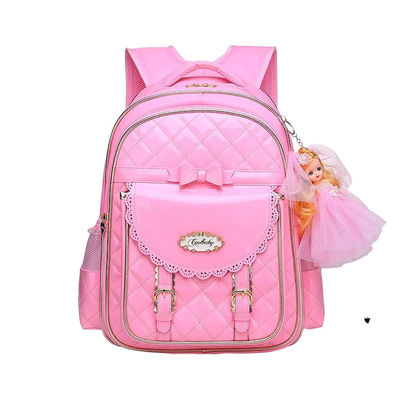 wholesale retail high fashion best selling oem odm bags kids girls princess backpack school bag
