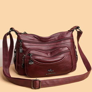 New High Quality Women Messenger Bags for Women Pu Leather Handbags Crossbody Bags Ladies Designer Shoulder Bags <b>Tote</b> Top-handle - Product Image 2