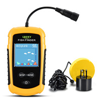 Détecteur de poissons sonar filaire Yak Outdoors YKA-129 portable avec sonar 200 kHz et portée de détection de 0,6 m à 73 m