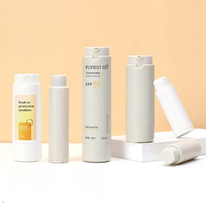 Étiquette de logo personnalisé 15ml 30ml <span class=keywords><strong>50ml</strong></span> flacon de sérum à pompe sans air crème pour le corps cosmétique gris blanc contenant hermétique pour les soins de beauté - Product Image 3