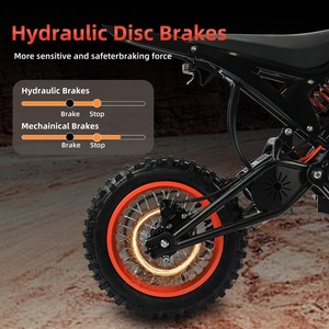Livraison rapide aux États-Unis, moto <span class=keywords><strong>électrique</strong></span> 60V 4000W 50MPH, Pit Bike, moteur central, moto tout-terrain <span class=keywords><strong>électrique</strong></span> pour adultes avec garantie d'un an - Product Image 4