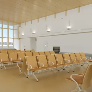 हवाई अड्डे के स्टेशन प्रतीक्षा कक्ष में बैठने वाली अस्पताल क्लिनिक प्रतीक्षा कुर्सी के लिए उच्च गुणवत्ता वाली प्रतीक्षा कुर्सियाँ