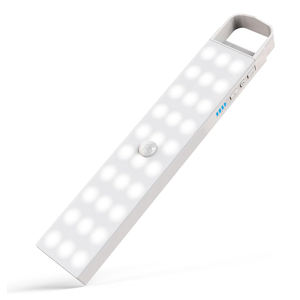 Luz LED con Sensor de Movimiento para Debajo del Gabinete, 2 Colores, Magnética, Recargable, Luces Inalámbricas para Debajo del Mostrador, Luz Nocturna - Product Image 1