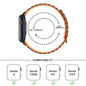 Pulseira De Relógio De Silicone Magnético Colorido Para Série 11 10 46mm 42mm Silicone Para Apple Watch Band Para Apple Watch Ultra <span class=keywords><strong>3</strong></span> <span class=keywords><strong>2</strong></span> 1 49mm - Product Image 4