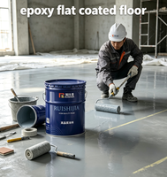Peinture époxy plate pour sols, revêtement en résine industrielle pour l'ameublement et la fabrication de vêtements, fournitures pour ateliers