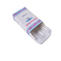 Boîte de compléments personnalisée en carton ivoire avec revêtement aqueux et insert en plastique PET pour kit de bien-être, vente en gros usine