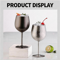 Gobelets à vin rouge en acier inoxydable avec logo personnalisé pour fêtes et mariages, flûtes à champagne en or rose, verres à vin en cuivre