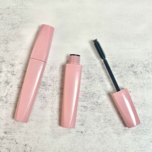 Pink <b>Plastic</b> Mascara <b>Tube</b> with Screw Cap Empty Container for Cosmetic Use PETG material - Product Image 2