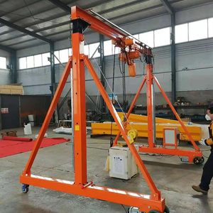Gru a Portale Semplice da 5 Tonnellate di Capacità per Lavori Leggeri in Vendita - Product Image 3