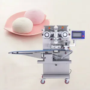 Fornecedor Máquina automática de incrustação de mochi para fazer bolinhas de arroz e sorvete Mochi para negócios